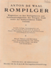 Image of Rompilger: Wegweiser Zu Den Heiligtümern Und Sehenswürdigkeiten Der Ewigen Stadt Sowie Der Bedeutendsten Städte Italiens