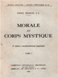 Morale Et Corps Mystique I