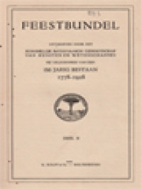 Feestbundel: 150 Jarig Bestaan 1778-1928, Deel II