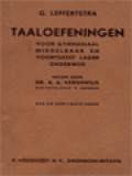 Taaloefeningen: Voor Gymnasiaal Middelbaar En Voortgezet Lager Onderwijs