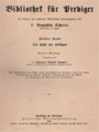 Image of Bibliothek Für Prediger Siebter Band: Die Feste Der Heiligen