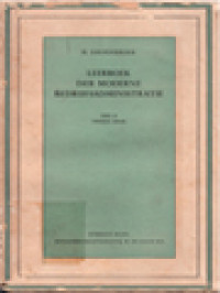 Image of Leerboek Der Moderne Bedrijfsadministratie I: De Bedrijfsbegroting Met Vragen En Opgaven