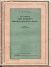 Leerboek Der Moderne Bedrijfsadministratie II: Moderne Kostprijscalculatie Met Vragen En Opgaven