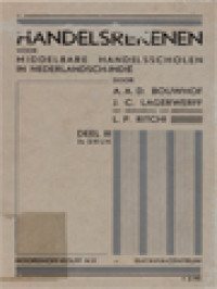 Handelsrekenen: Voor Middelbare Handelsscholen In Nederlandsch-Indië III