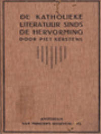 De Katholieke Literatuur Sinds De Hervorming