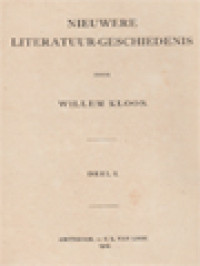 Nieuwere Literatuur-Geschiedenis I