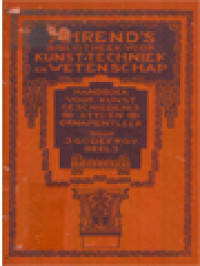 Image of Handboek Voor Kunstgeschiedenis Stijl- En Ornamentleer, Deel III: Renaissance, Lodewijk Stijlen En Empire