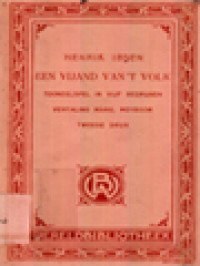 Image of Een Vijand Van't Volk: Tooneelspel In Vijf Bedrijven