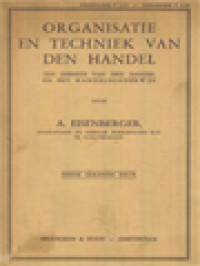 Image of Organisatie En Techniek Van Den Handel: Ten Dienste Van Den Handel En Het Handelsonderwijs