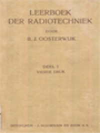 Image of Leerboek Der Radiotechniek II: Hulptoestellen En Inleiding Tot De Radiotechniek