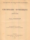 Grammaire Homérique II: Syntaxe