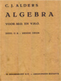 Algebra voor M.O. En V.H.O. Dell II A