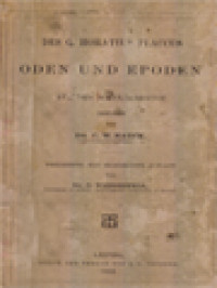 Image of Oden Und Epoden