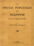 La Presse Périodique En Roumanie