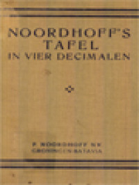 Image of Noordhoff's Tafel In Vier Decimalen - 11e - 15e Duizendtal