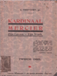 Kardinaal Mercier: Zijn Leven. - Zijn Werk. II