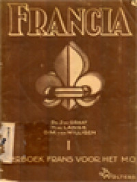 Image of Francia I: Leerboek Frans Voor Het Middelbaar Onderwijs