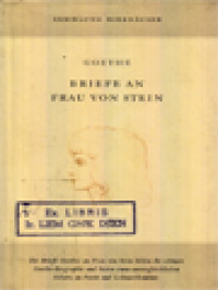 Image of Goethes Briefe An Frau Von Stein
