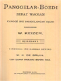 Panggelar-Boedi: Serat Waosan Kanggé Ing Pamoelangan Djawi I