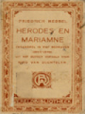 Herodes En Mariamne, Treurspel In Vijf Bedrijven (1844-1848)