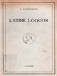 Image of Latine Loquor