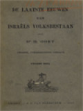 De Laatste Eeuwen Van Israëls Volksbestaan II