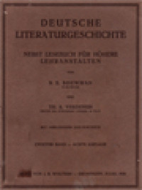 Deutsche Literaturgeschichte: Nebst Lesebuch für Höhere Lehranstalten, Zweiter Band