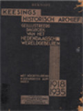 Keesings Historisch Archief: Geillustreerd Dagboek Van Het Hedendaags Wereldgebeuren Met Voortdurend Bijgewerkten Alphabetischen Index 1918-1935