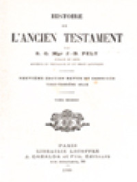 Histoire De L'ancien Testament II