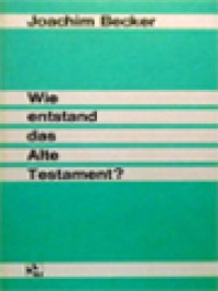 Image of Wie Entstand Das Alte Testament?