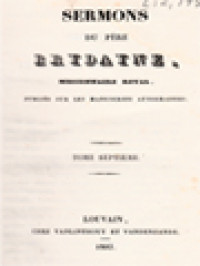 Image of Sermons Du Père Brydayne VII