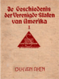 De Geschiedenis Der Verenigde Staten Van Amerika I