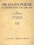 Proza En Poëzie In Nederlands Van 1200-1880 III