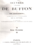 Oeuvres Complètes De Buffon III: Matières Générales 3