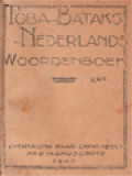 Toba-Bataks-Nederlands Woordenboek