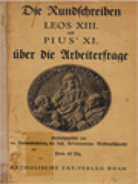 Die Rundschreiben Leos XIII Und Pius XI über Die Arbeiterfrage