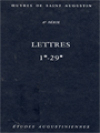 Image of Oeuvres de Saint Augustin 46 B: Lettres 1* - 29*