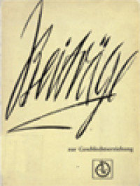 Image of Beiträge Zur Geschlechtserziehung / Friedrich Weyer (Herausgegeben)