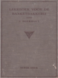 Leerboek Voor De Banketbakkerij