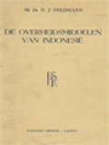 De Overheidsmiddelen Van Indonesië: In Verband Met De Dualistische Economie