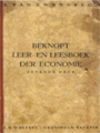 Image of Beknopt Leer- En Leesboek Der Economie