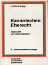Image of Kanonisches Eherecht