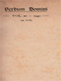 Verbum Domini Vol. 20-1940 - Vol. 24-1944