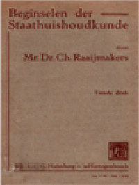 Image of Beginselen Der Staathuishoudkunde