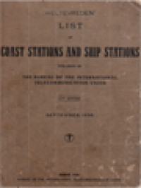 Image of Naamlijst Van De Kust-En Scheepsstations