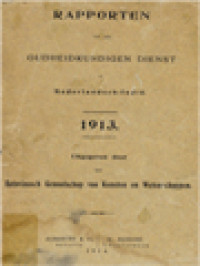 Rapporten Van Den Oudheidkundigen Dienst In Nederlandsch-Indië 1913