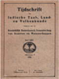 Tijdschrift Voor Indische Taal-, Land- En Volkenkunde (LXVI) 4