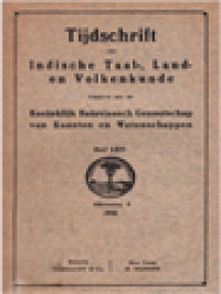 Tijdschrift Voor Indische Taal-, Land- En Volkenkunde (LXVI) 4