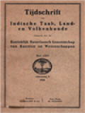 Tijdschrift Voor Indische Taal-, Land- En Volkenkunde (LXVI) 3