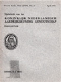 Tijdschrift Van Het Koninklijk Nederlandsch Aardrijkskundig Genootschap Amsterdam (April 1951)